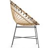 Ronde stoel voor buiten van synthetisch rotan - Boho Bali-ontwerp - Elsa image 7
