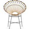Ronde stoel voor buiten van synthetisch rotan - Boho Bali-ontwerp - Elsa image 7
