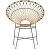 Ronde stoel voor buiten van synthetisch rotan - Boho Bali-ontwerp - Elsa image 7