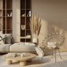 Ronde stoel voor buiten van synthetisch rotan - Boho Bali-ontwerp - Elsa image 7
