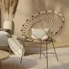 Ronde stoel voor buiten van synthetisch rotan - Boho Bali-ontwerp - Elsa image 7