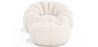 Beklede Fauteuil met Ottoman - Wit Boucle - Rubi image 7