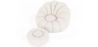 Beklede Fauteuil met Ottoman - Wit Boucle - Rubi image 7