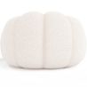 Beklede Fauteuil met Ottoman - Wit Boucle - Rubi image 7