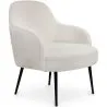 Gestoffeerde Fauteuil - Witte Bouclé - Hyra image 7