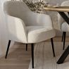 Gestoffeerde Fauteuil - Witte Bouclé - Hyra image 7