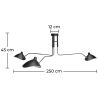 Plafondlamp - Flexo Lamp - 3 armen - George image 7