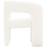 Beklede Eetkamerstoel - Wit Boucle - Ashley image 7