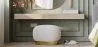 Pouf Luxe Huis Voetensteun - Wit Boucle - Luxe image 7