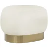 Pouf Luxe Huis Voetensteun - Wit Boucle - Luxe image 7