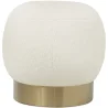 Pouf Luxe Huis Voetensteun - Wit Boucle - Luxe image 7