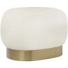 Pouf Luxe Huis Voetensteun - Wit Boucle - Luxe image 7