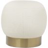 Pouf Luxe Huis Voetensteun - Wit Boucle - Luxe image 7