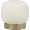 Pouf Luxe Huis Voetensteun - Wit Boucle - Luxe image 7