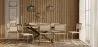Pakket Industrieel ontwerp houten eettafel (220cm) & 8 rotan eetkamerstoelen - Bruna image 7