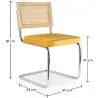 Pakket Industrieel ontwerp eettafel 150cm & 6 rotan eetkamerstoelen - Fluwelen bekleding - Martha image 7
