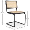Pakket Industrieel Design Houten Eettafel (200cm) & 8 Rotan Eetkamerstoelen - Bastral image 7