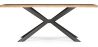 Rechthoekige Eettafel - Industrieel - Hout en Metaal - Bayron image 7