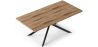 Rechthoekige Eettafel - Industrieel - Hout en Metaal - Bayron image 7