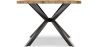 Rechthoekige Eettafel - Industrieel - Hout en Metaal - Bayron image 7