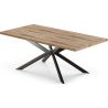 Rechthoekige Eettafel - Industrieel - Hout en Metaal - Bayron image 7
