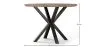 Ronde Eettafel - Industrieel - Hout en Metaal - Bayron image 7