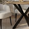 Ronde Eettafel - Industrieel - Hout en Metaal - Bayron image 7