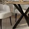 Ronde Eettafel - Industrieel - Hout en Metaal - Bayron image 7