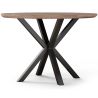 Ronde Eettafel - Industrieel - Hout en Metaal - Bayron image 7