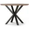 Ronde Eettafel - Industrieel - Hout en Metaal - Bayron image 7