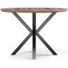 Ronde Eettafel - Industrieel - Hout en Metaal - Bayron image 7