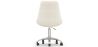 Bureaustoel met wielen - Wit Boucle - Tulip image 7