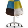 Draaibare kantoorstoel - Patchwork bekleding - Simona image 7