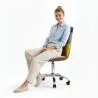 Draaibare kantoorstoel - Patchwork bekleding - Ray image 7