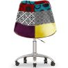 Draaibare kantoorstoel - Patchwork bekleding - Ray image 7