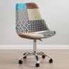 Draaibare kantoorstoel - Patchwork bekleding - Patty image 7