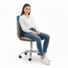 Draaibare kantoorstoel - Patchwork bekleding - Patty image 7