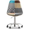 Draaibare kantoorstoel - Patchwork bekleding - Patty image 7