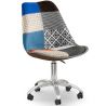 Draaibare kantoorstoel - Patchwork bekleding - Pixi image 7