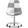 Draaibare kantoorstoel - Patchwork bekleding - Sam image 7