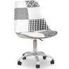 Draaibare kantoorstoel - Patchwork bekleding - Sam image 7