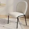 Eetkamerstoel - Bekleed met Bouclé-stof - Erys image 7