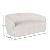 Gebogen Sofa - 2-Zitter - Boucle Stof - Bold image 7