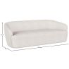 Gebogen Sofa - 3-Zits - Bouclé Stof - Bold image 7