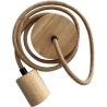 Hanglamp Kabel van Jute en Hout - 200 cm - Hanz image 7