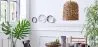 Rieten Plafondlamp - Boho Bali Design Hanglamp - 30 cm - Rava image 7