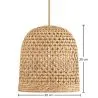 Rieten Plafondlamp - Boho Bali Design Hanglamp - 30 cm - Rava image 7