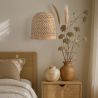 Rieten Plafondlamp - Boho Bali Design Hanglamp - 30 cm - Rava image 7