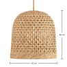 Rieten Plafondlamp - Boho Bali Design Hanglamp - 50 cm - Rava image 7