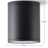 Plafond Wandlamp voor Buiten met LED-Schijnwerper - Alua image 7